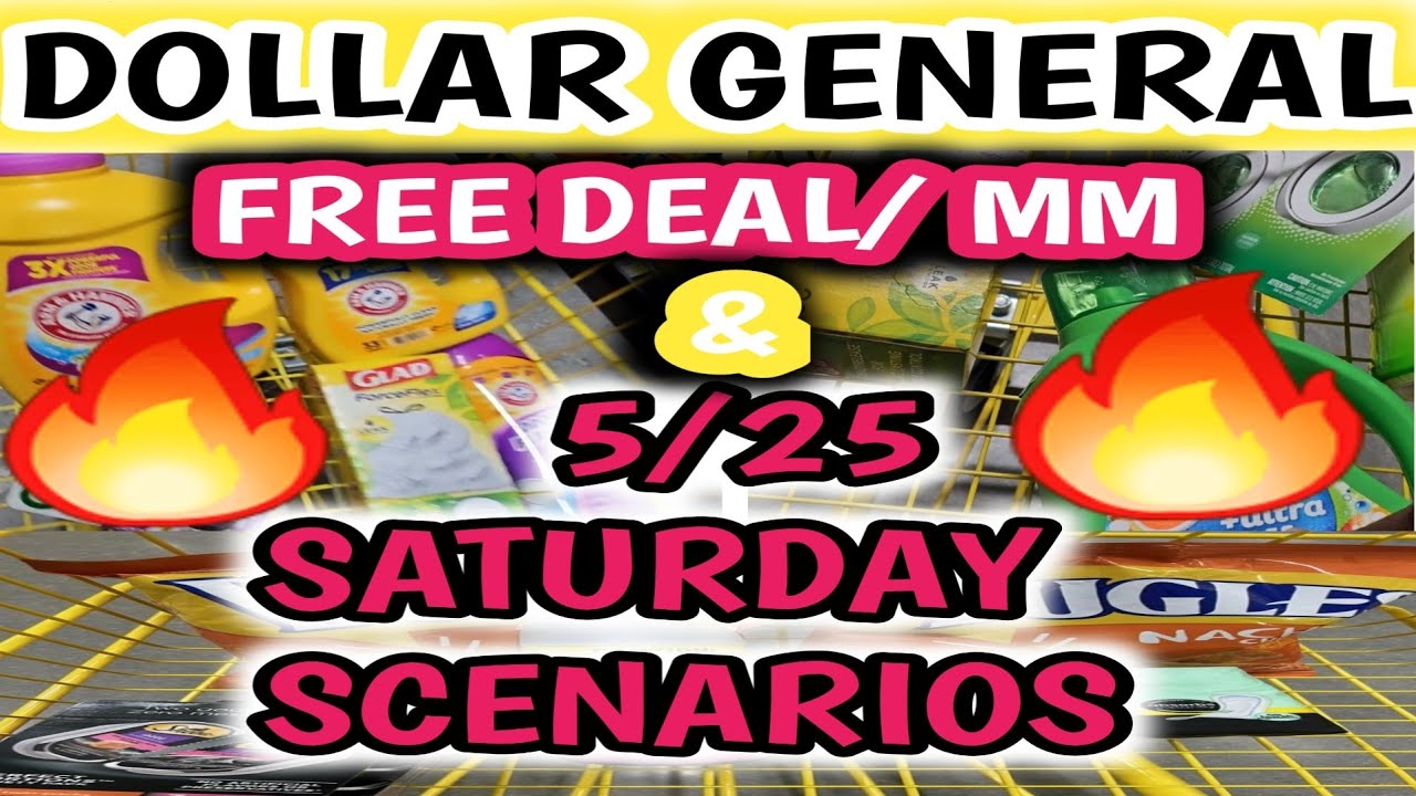 8/25/2023 💰 2.00 DOLLAR GENERAL COUPONING 5/25 SATURDAY SCENARIOS