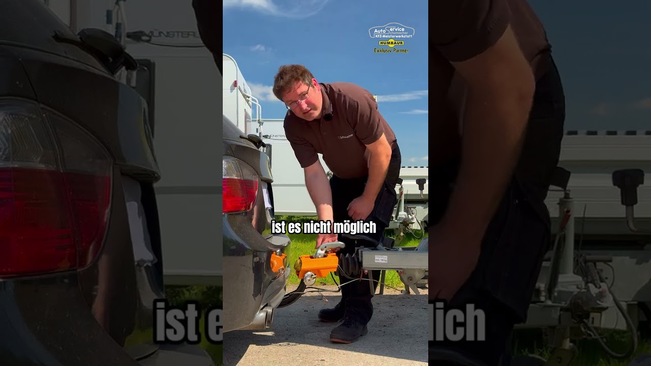 Anhänger angekuppelt vor Diebstahl sichern - Rastplatz, Baustelle, Oldtimer 