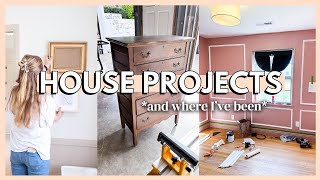 HOUSE PROJECTS &amp; CATCHING UP | diy fails, home reno update &amp; why I haven’t been posting