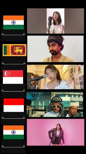APT. - Rosé & Bruno Mars | Cover _ Aish | Sandaru | Aprila | Asiska. #shorts