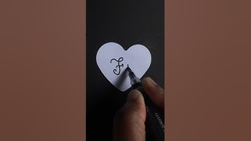 Drawing A Cursive Letter f a✍️ | Quick and easy doodle ideas  | How to Draw A Cursive Letter F a