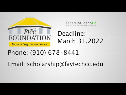 FTCC Foundation Scholarships