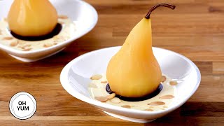 Professional Baker Teaches You How To Make POACHED PEARS!