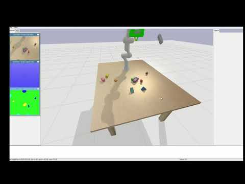 Implementation of  Push&grasp in Pybullet
