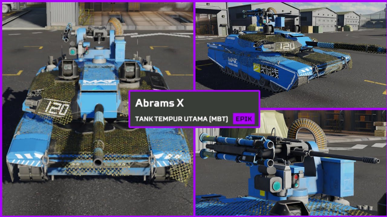 Tenk Vip Abrams X 🇺🇸 Tank VIP OP Yang Cocok Untuk Grinding Misi Harian - YouTube