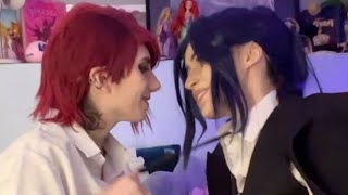 Jade and Hiina (staring contest compil)