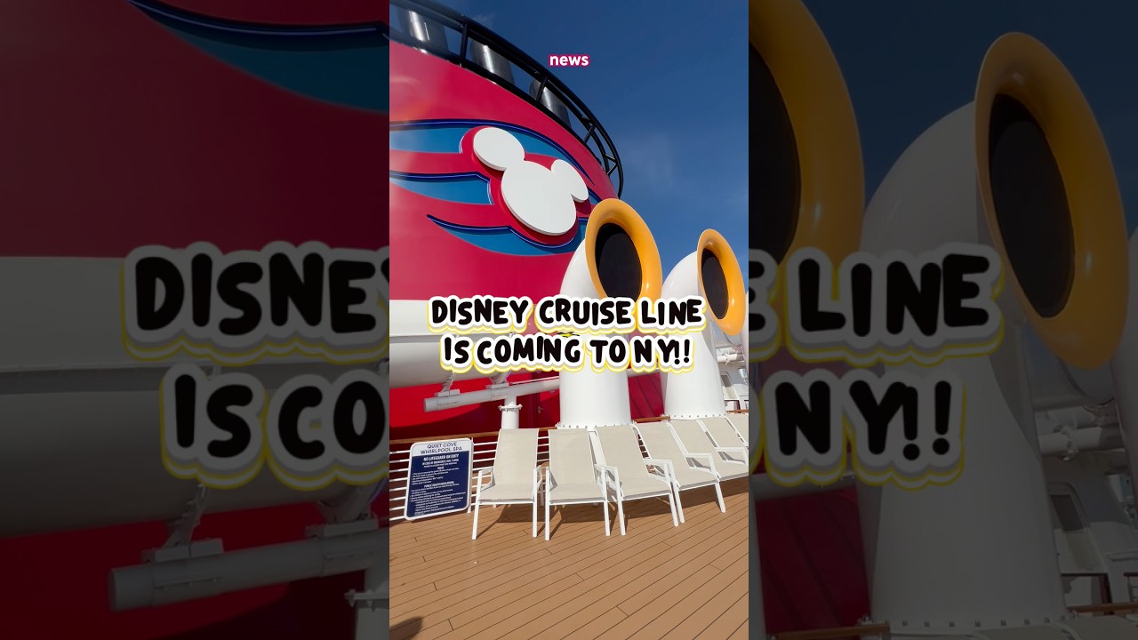 Disney Cruise Line is headed to New York!!! 😱 #disneycruise #newyorkcruise