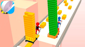 Brick Builder! All Levels Gameplay Android-iOS MAX LEVEL Update !! Maximum Skills Clash Build Stack