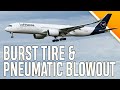 Lufthansa a350 blows tire departing munich  weekly briefing 3