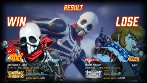 FIGHTING EX LAYER MakubeX Skullomania Ranked Match 4vs13