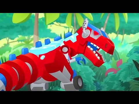 Transformers: Rescue Bots | Formes de dinosaures | Animations | Transformateurs Enfants