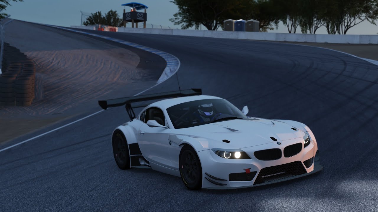Assetto Corsa | BMW Z4 BATTLE AT LAGUNA SECA 1v1 - YouTube