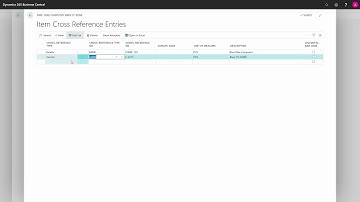 Item References and barcodes - Microsoft Dynamics 365 Business Central
