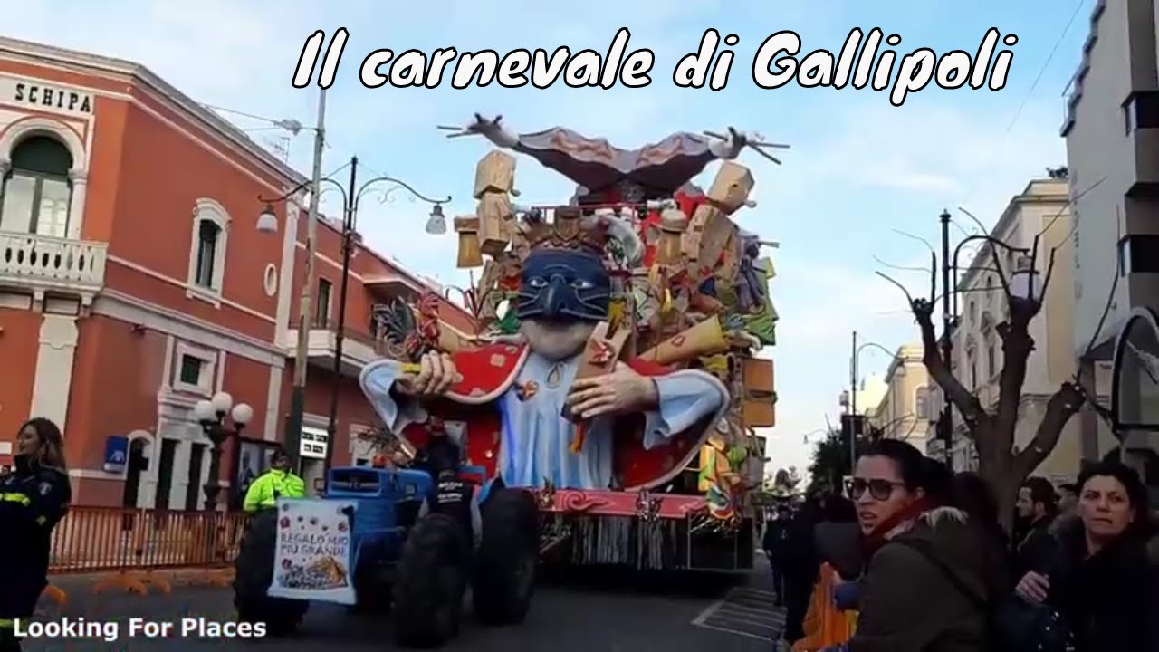 Il carnevale di Gallipoli ( Lecce Puglia Italy ) YouTube