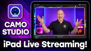 Live Streaming from iPad with External Cameras!  - CAMO STUDIO tutorial