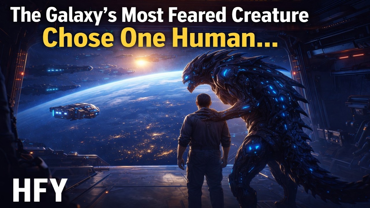 The Galaxy’s Most Feared Creature Chose One Human… And Followed Him Home | HFY