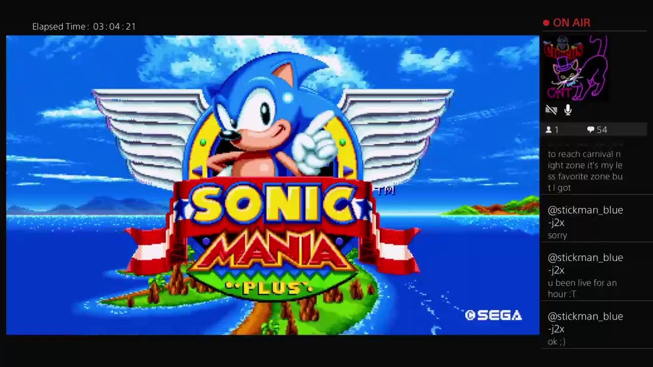 Illria_Von's Live PS4 finally sonic mania