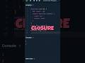 #5 JavaScript Guess the Output 🤯 | Closure Trick with Function Returns #javascript #shorts #series