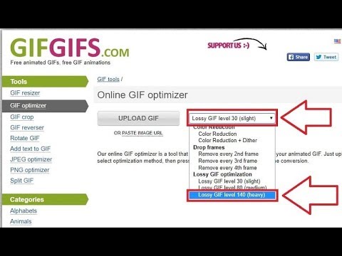 Vídeo: Com Reduir El Pes Del Gif