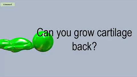 Can You Grow Cartilage Back?