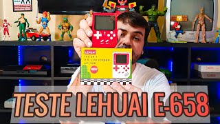 TESTE PORTÁTIL LEHUAI E-658 - 188 JOGOS EM 1