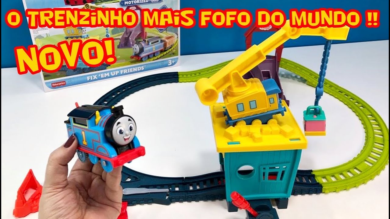 Trem Brinquedo Trenzinho Pista Locomotiva A Pilha Menino Men