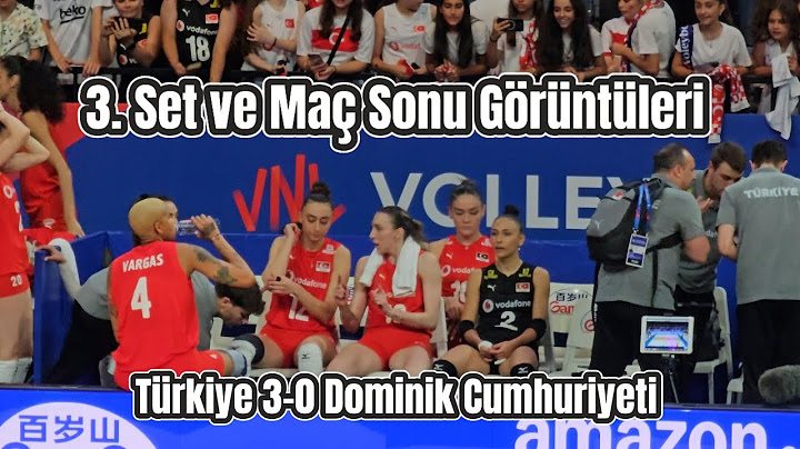 Türkiye 3-0 Dominik Cumhuriyeti | 3. Set ve Maç Sonu Görüntüleri | 18.06.25 | #volleyball #vnl2025