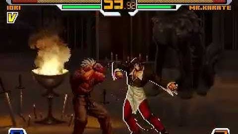 Iori Yagami Defeated Shin Mr. Karate