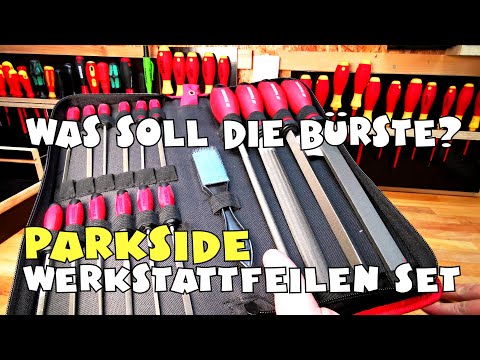 PARKSIDE® Werkstattfeilen-Set 17-teilig mit Tasche