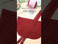 【かぎ針編み 】セリアキャンバストート内布使いに/頑丈トートバッグ編んでみた#crochet #ハンドメイド #かぎ針編み