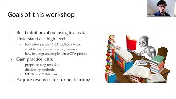 Workshop with Dr. Jaren Haber: An Introduction to Natural Language Processing in Python (Day 1)