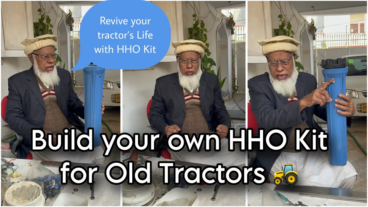 How to Make HHO Kit at Home for Old Tractors | Zero Carbon Concept Explained🚜