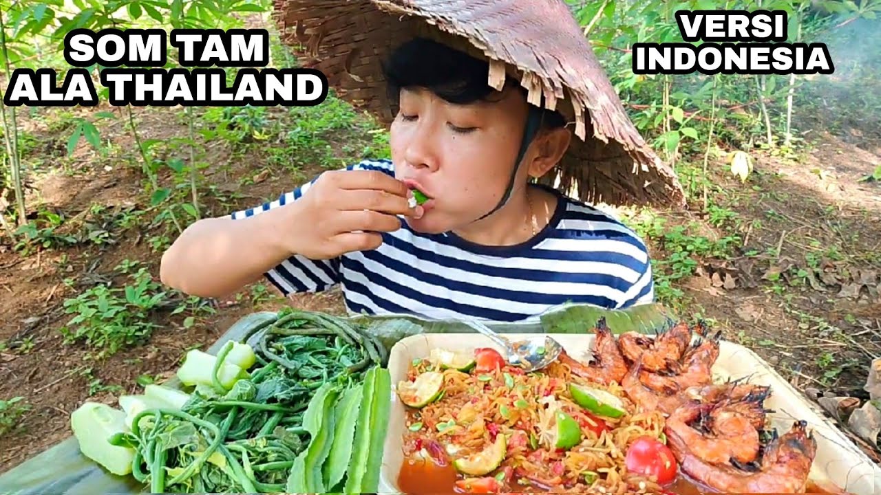 SOM TAM ALA THAILAND .RESEP DINART mukbanglalapan  SOM TAM ALA THAILAND .RESEP DINART mukbanglalapan
