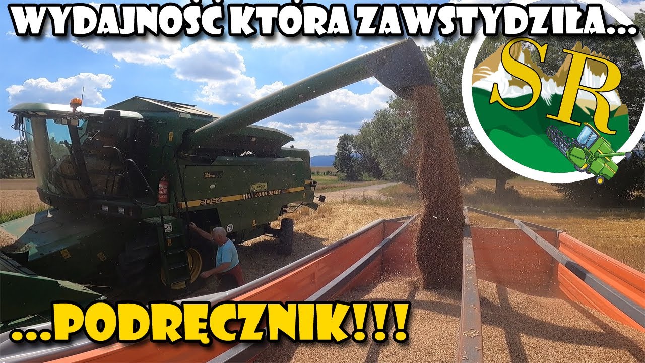 Żniwa 2022 - John Deere 2054 HillMaster i rekordowa płaskurka! Wyniku nikt się nie spodziewał!