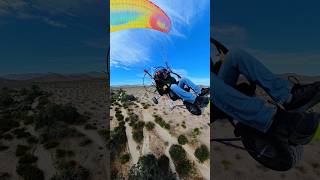 Bridgers first time flying a Paramotor at Arizona Flying Circus 2026