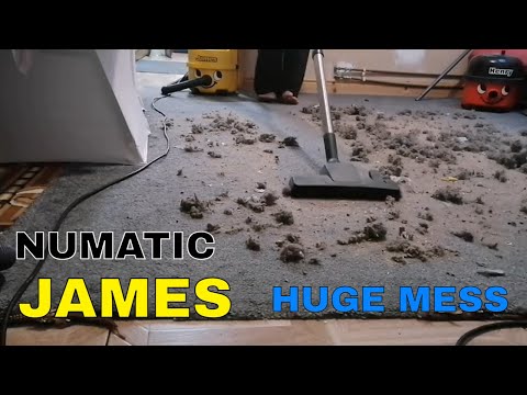 NUMATIC JAMES JVP180 MESS TEST + BONUS TOOL ACTION!