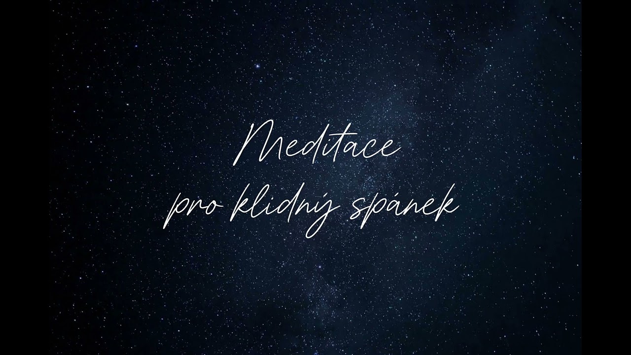 7 MINUT MEDITACE PŘED SPANÍM
