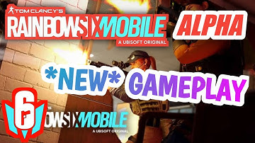 RAINBOW SIX MOBILE GAMEPLAY *NEW* | ALPHA GAMEPLAY | ANDROID/iOS #rainbowsixmobile #gameplay