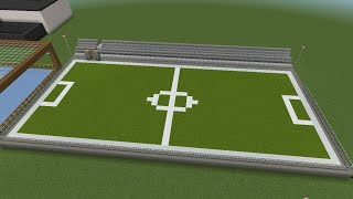 MAHALLEYE FUTBOL SAHASI YAPILDI #minecraft #football