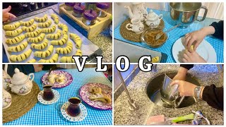 Günlük Vlog - Ben Kimim? 🧕 Kargo kutu açılımı 📦 Elmalı kurabiye yapıyoruz 🍎🍪 Dertleşiyoruz 🌾