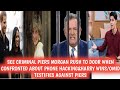 SEE CRIMINAL PIERS MORGAN RUSH TO DOOR WHEN CONFRONTED ABOUT PHONE HACKING&amp;HARRY WINS/OMID TESTIFIES