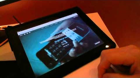 Demo of our HTML5 optimized website in iPad and iPhone