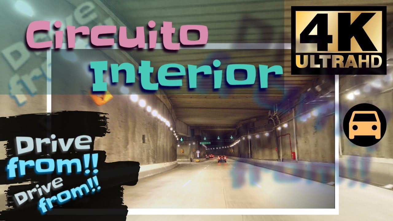 【4K】Ciudad de México - Circuito Interior 2019 manejando por