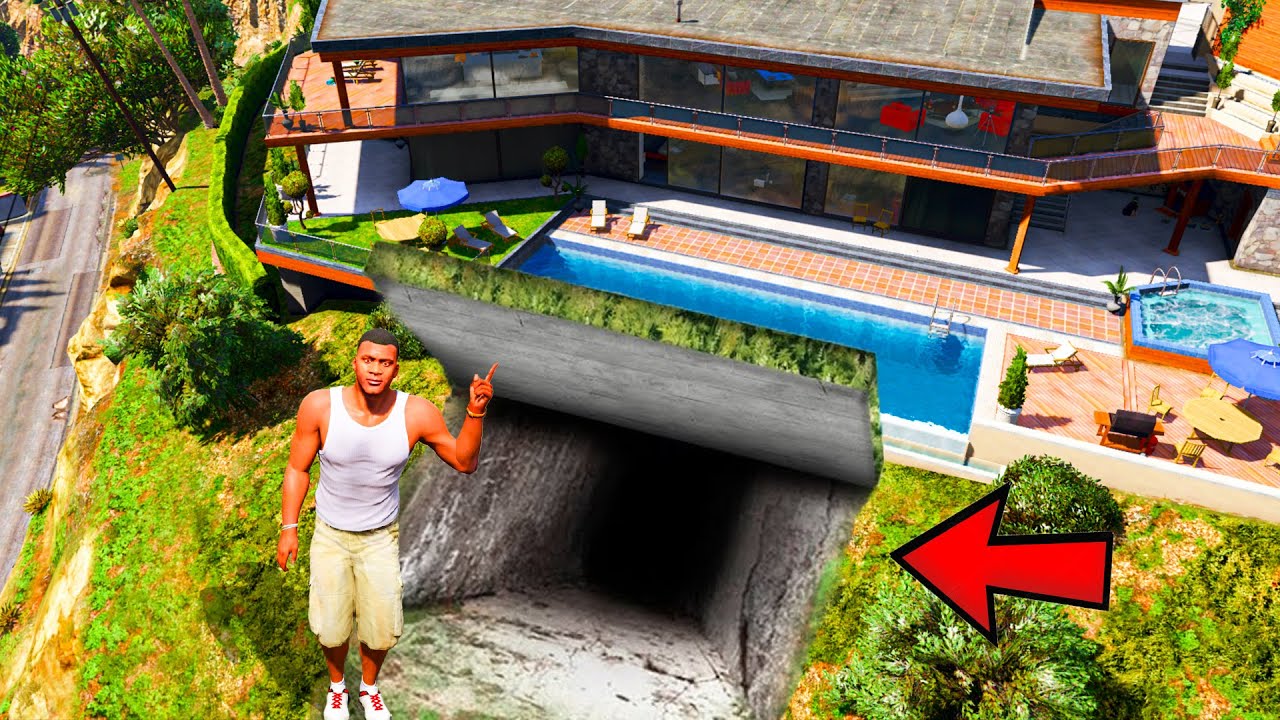 ФРАНКЛИН ДӘУ ҚҰПИЯ БУНКЕРДІ ТАПТЫ (GTA V)