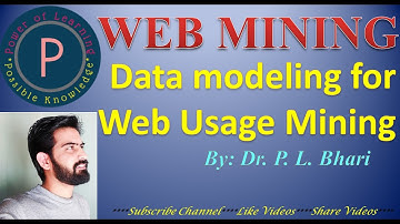 Lec-51. Web Mining: Data modeling for Web Usage Mining #webmining