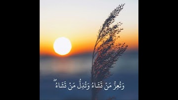قرآن كريم / تلاوة خاشعة / حالات واتس اب / القارئ سعد الغامدي ( قُلِ اللَّهُمَّ مَالِكَ الْمُلْكِ )