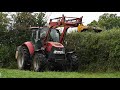 Hedge cutting with case ih farmall  mcconnel trimmer  hedge cutting 2023