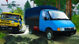 Погоня! Сваливаю от Копов на Газели - SpinTires