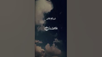 #سورة_الإخلاص #القارئ #رعد_الكردي