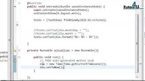 Actualizar Pantalla (Runnable). Tutorial 67 en Español. Desarrollo de Aplicaciones Android.